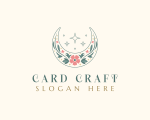 Floral Celestial Boutique logo design