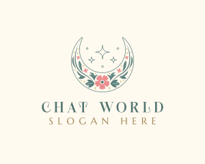 Floral Celestial Boutique logo design