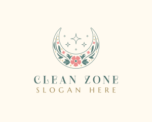 Floral Celestial Boutique logo design