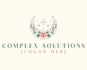 Floral Celestial Boutique logo design