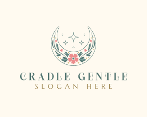 Floral Celestial Boutique logo design