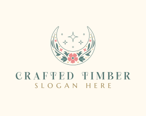 Floral Celestial Boutique logo design