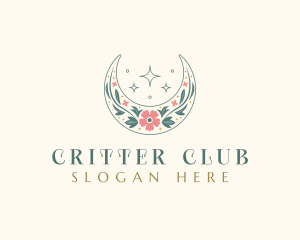 Floral Celestial Boutique logo design