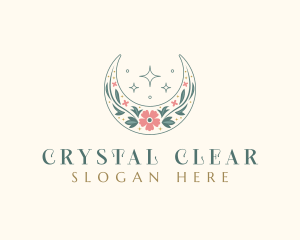 Floral Celestial Boutique logo design