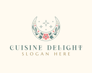 Floral Celestial Boutique logo design