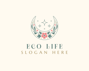 Floral Celestial Boutique logo design