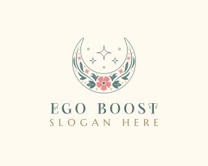 Floral Celestial Boutique logo design