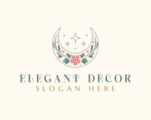 Floral Celestial Boutique logo design