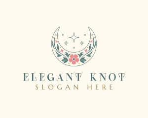 Floral Celestial Boutique logo design