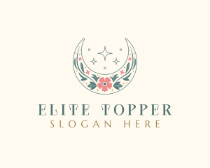 Floral Celestial Boutique logo design