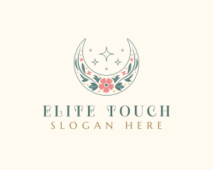 Floral Celestial Boutique logo design