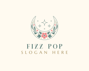 Floral Celestial Boutique logo design