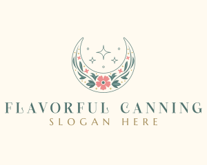 Floral Celestial Boutique logo design