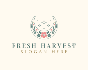 Floral Celestial Boutique logo design