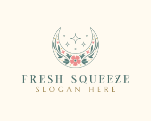 Floral Celestial Boutique logo design