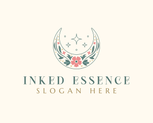 Floral Celestial Boutique logo design