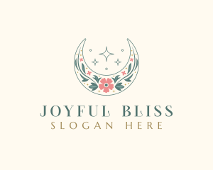 Floral Celestial Boutique logo design