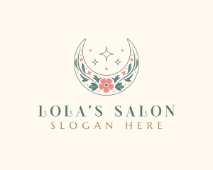 Floral Celestial Boutique logo design