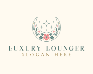 Floral Celestial Boutique logo design