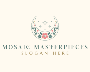 Floral Celestial Boutique logo design