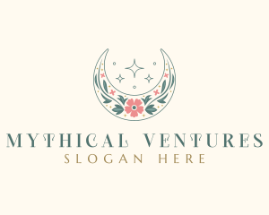 Floral Celestial Boutique logo design