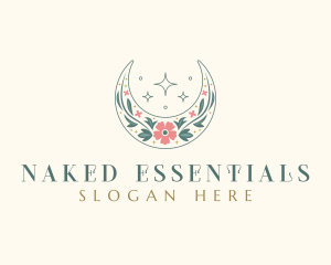 Floral Celestial Boutique logo design