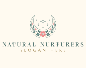 Floral Celestial Boutique logo design