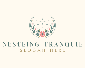 Floral Celestial Boutique logo design