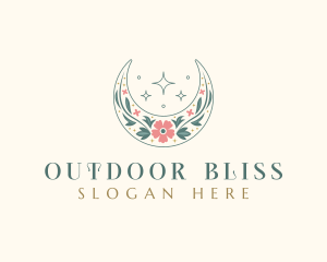 Floral Celestial Boutique logo design