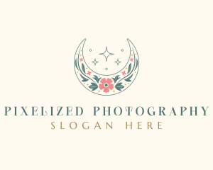 Floral Celestial Boutique logo design