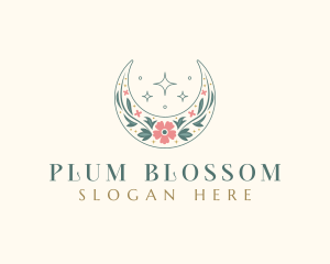 Floral Celestial Boutique logo design