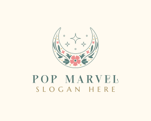 Floral Celestial Boutique logo design