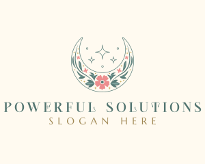 Floral Celestial Boutique logo design