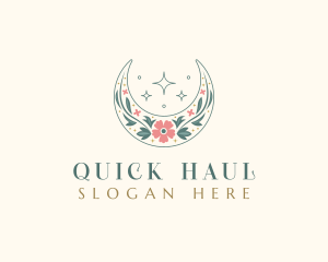 Floral Celestial Boutique logo design