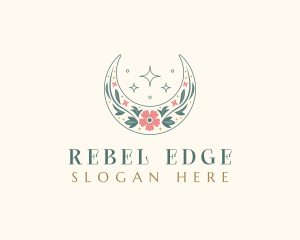 Floral Celestial Boutique logo design