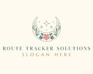 Floral Celestial Boutique logo design