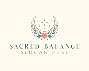 Floral Celestial Boutique logo design