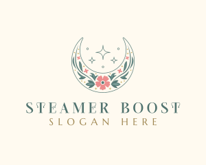 Floral Celestial Boutique logo design