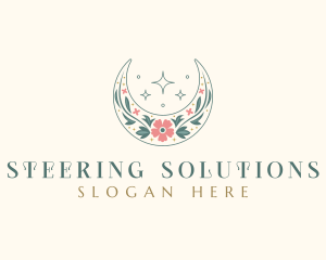 Floral Celestial Boutique logo design