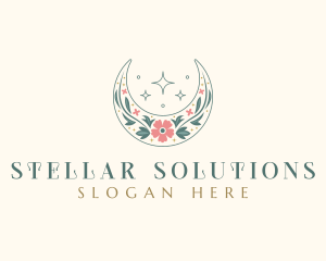 Floral Celestial Boutique logo design