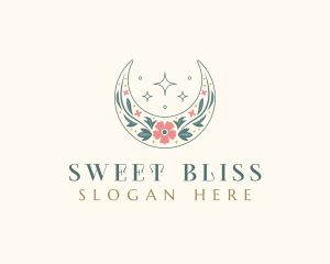 Floral Celestial Boutique logo design