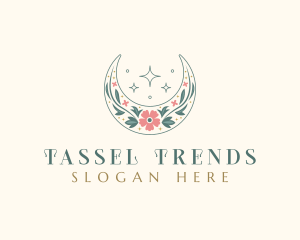 Floral Celestial Boutique logo design