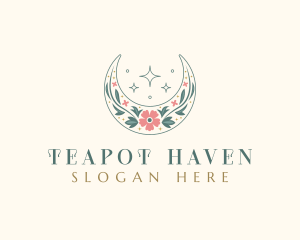 Floral Celestial Boutique logo design