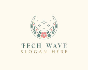 Floral Celestial Boutique logo design