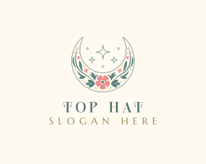 Floral Celestial Boutique logo design