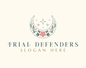 Floral Celestial Boutique logo design