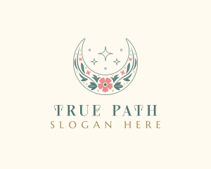 Floral Celestial Boutique logo design