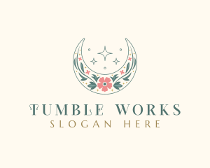 Floral Celestial Boutique logo design