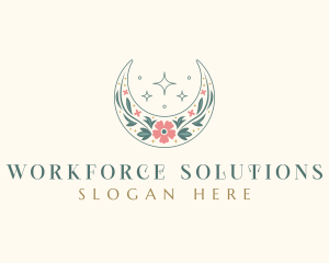 Floral Celestial Boutique logo design