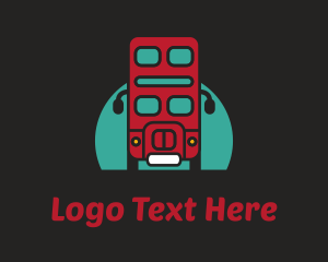 Red London Bus Logo